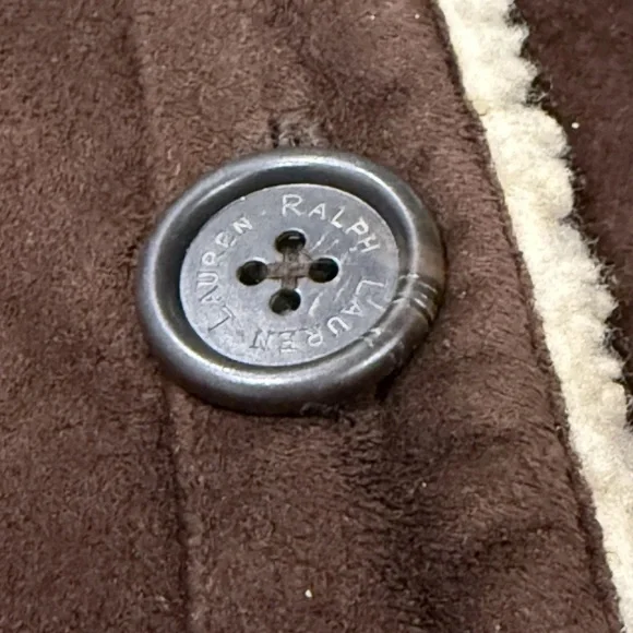 Lauren Ralph Lauren Brown Teddy Jacket with Sherpa Lining - Picture 5 of 7